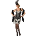 Party dress Indian dress black fringed skirt night market DS performance suits