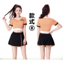 The euro 2016 football baby suit! Fuck dress cheerleaders female ds costumes stage performance cloth