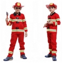 Children's Halloween Costume Cosplay costume cos fire service firefighter