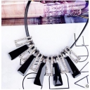 Clavicle necklace crystal necklace fashion sweater chain in Europe and America