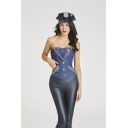 European and American naval uniform court corset girly abdomen