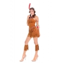 Adult Indian costume cosplay primitive casual clothing tassel