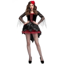 2017 stage fitted cosplay poncho skirt lace witch pack witch suits vampire make-up ball dress