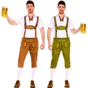 German Oktoberfest clothing Beer men's male waiter clothing