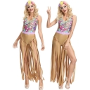 2019 Halloween Costume 70's Hippie Hippie Retro Costume Nightclub Bar Party Stage