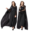 2019 new black cloak cloak vampire demon dark messenger costume Halloween party costume