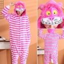 2019 new flannel Cheshire Cat animal conjoined pajamas cartoon men and women wholesale lovers clothes coral autumn and winter