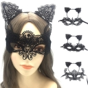 Halloween sexy lace headband half-face party mask masquerade sexy suit