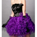 Sexy corset petticoat organza puff skirt European and American uniform petticoat