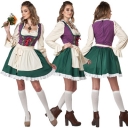 Europe and the United States New Halloween Germany Oktoberfest Costume Women's Dress Carnival Party Uniform