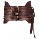 Medieval steampunk costume with heavy armor belt made in Europe and America