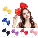 New accessories headband accessories bow tie headband selling cute cloth pure color bridal headdress wedding accessories