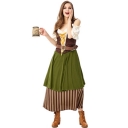 European and American Halloween Costumes Germany Oktoberfest Costume Beer Girl Women's Pub Girl Costume
