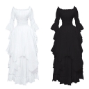 Medieval lace bell sleeve dress dress retro gothic dress cosplay prom princess dress