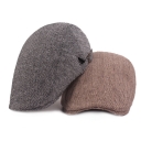 Men's Beret Herringbone Cap Autumn and Winter Forward Cap