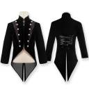 Medieval court vampire cosplay costume Halloween European retro Gothic short dress jacket men's