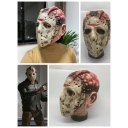 NECA Black Friday No. 13 Freddie Jason Texas Chainsaw Kill Halloween with the same latex mask headgear