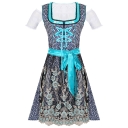 S-3XL new German traditional Oktoberfest clothing bar work clothes Alps ethnic adult female