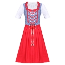 S-XXL adult female German beer uniform uniform Oktoberfest costume Bavarian traditional costume
