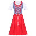 S-XXL adult female German beer uniform uniform Oktoberfest costume Bavarian traditional costume