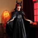 Halloween costume European and American movie character Maleficent Sleeping Dark Queen cosplay plays horn clothes