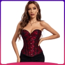 Corset without lace simple outer wear drawstring waist chest support waist tight beautiful back fishbone corset