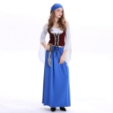 Halloween German Oktoberfest Costume Bavarian National Costume Bar Beer Girl Dress