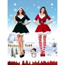 Christmas clothing traffic Christmas clothing adult female Christmas skirt sexy Christmas clothing