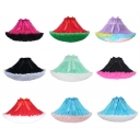 Adult tutu skirt mesh short skirt two-color mix dance skirt boneless soft girl cosplay two-color skirt support