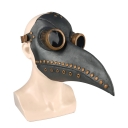 halloween plague beak mask punk steam european black plague doctor plague mask hot sale