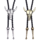 Fashion retro personalized beef head sweater chain Creative versatile leisure necklace