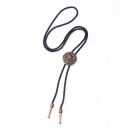 Retro fashion bronze necklace Chinese Dragon National Wind Wind Flond sweater chain leather model bronze men's necklace