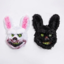 Halloween party, bear rabbit mask plush cosplay rabbit man mask performance prop