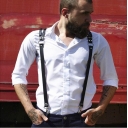 New men's belt suspenders belt trend clip belt