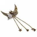 Steampunk Hairpin Retro Mechanical Gear Punk lolita Gear Tassel Brooch Ball event hair accessories