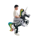 Halloween inflatable suit mount unicorn ribs dragon costume riding ribs unicorn inflatable suit adult