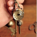 Old Shanghai style retro tassel crystal ball pocket watch antique wall watch women's watch