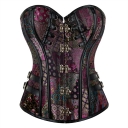 Purple retro Gothic dresses, ladies' body, waist top