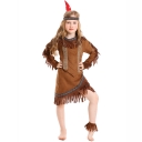 Halloween Savage Costume Children's Day Aboriginal Stage Performance Costume Aboriginal Indian Chief