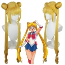 Sailor Moon Sailor Moon Cosplay Wig Tsukino Usagi Fake Hair High Temperature Silk Moon Princess Hair Wig