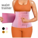 Three-section Velcro waist trainer, sports fishbone postpartum support belt, plus size abdominal binder.