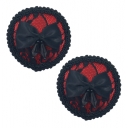 Red blood droplet flower lingerie accessories, nipple covers, lace stickers, bows, Valentine's Day sequins