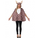 Christmas jungle deer cloak cosplay costume performance, individual shawl stage costume