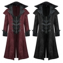 New European and American medieval Halloween coat/jacket, retro outerwear, men's gothic dark costume