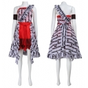 Alice in Wonderland cosplay costume, Alice role-playing cosplay dress, Halloween.
