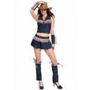 American Western Cowboy Pirate Game Uniform Temptation Halloween Costume