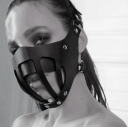 European and American punk super cool personality breathable hollow mask party masquerade men and women decorative mask eye mask