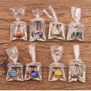 1pcs 8 colors 24*53MM DIY transparent resin simulation goldfish clownfish pocket pendant jewelry accessories