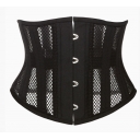 European and American palace waist clip 24 steel bone waist seal short European and American ins sexy mesh outer wear waist vest