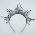 European and American Virgin Mary Halo Headband Crown Tiara Goddess Fashion Catwalk Headband Accessories Travel Party Headband